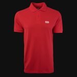 Herren Poloshirt rot mit Kragen Blaze One