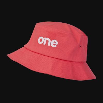 Herren stoffhut rosa - One