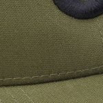 Kappe grün mit Verschluss Khaki O1 - 04
