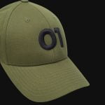 Kappe grün mit Verschluss Khaki O1 - 05