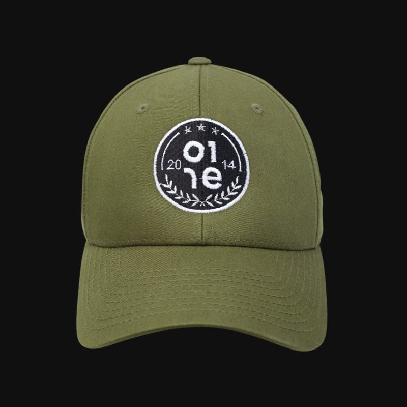 Kappe grün mit Verschluss Khaki FC One - 02