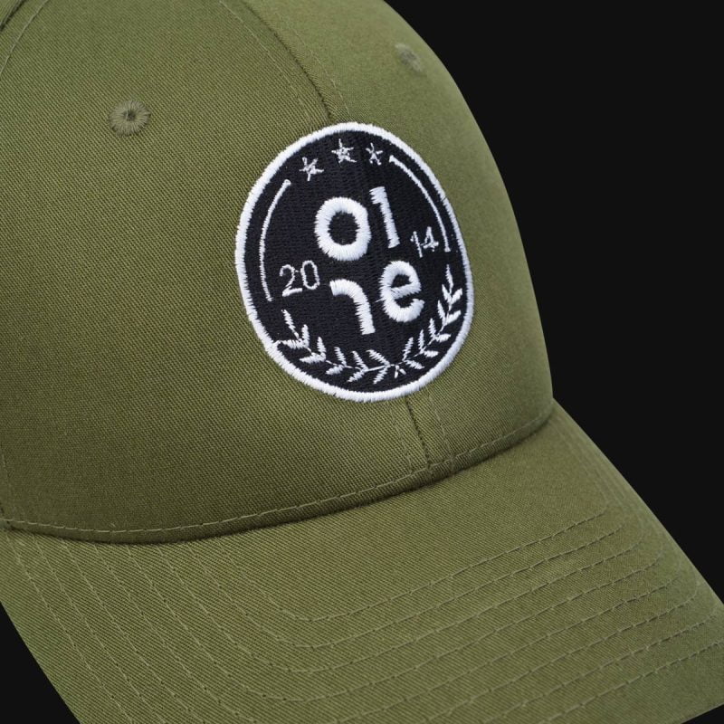 Kappe grün mit Verschluss Khaki FC One - 04