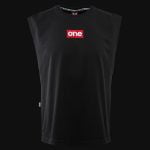 Schwarzes Herren Muskelshirt - Classic Red One - 02