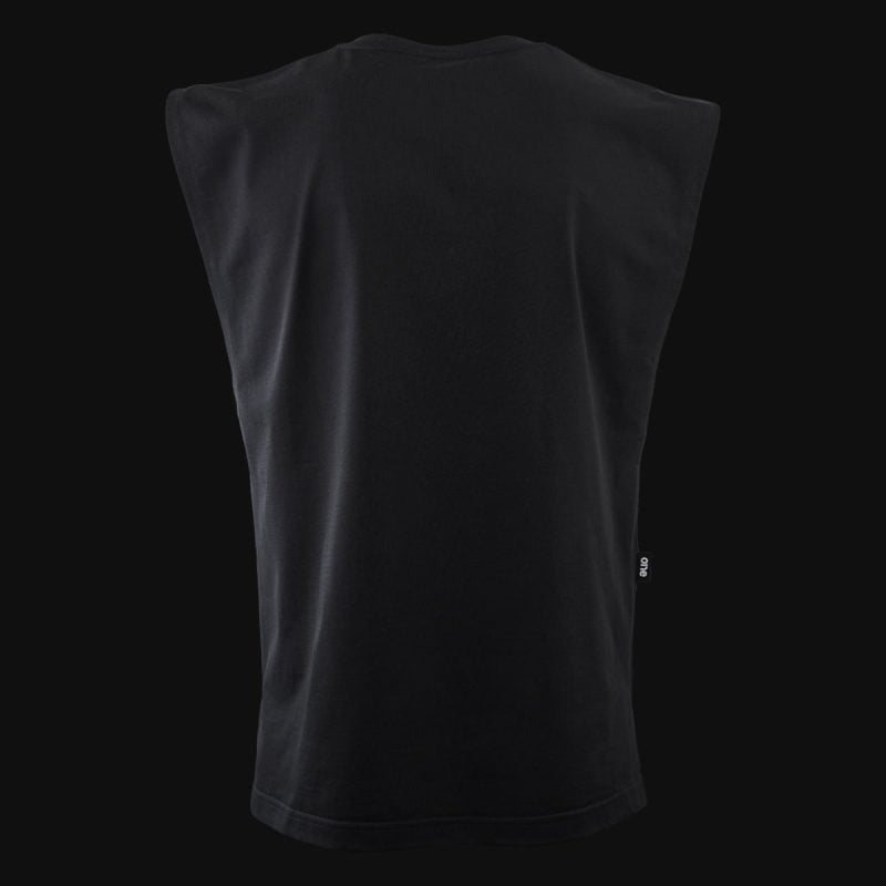 Schwarzes Herren Muskelshirt - Classic Red One - 03