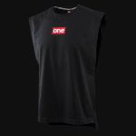 Schwarzes Herren Muskelshirt - Classic Red One