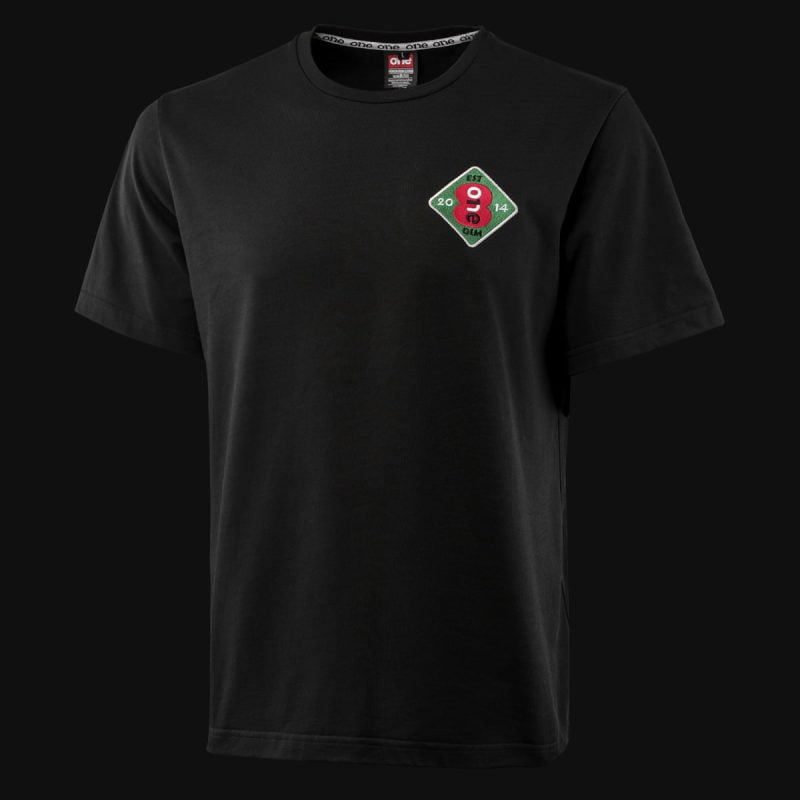 Schwarzes Herren-T-Shirt in Übergröße - Ace One - 03