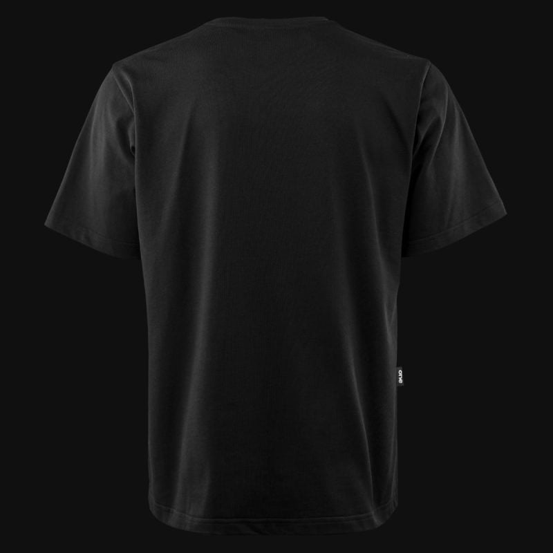 Schwarzes Herren-T-Shirt in Übergröße - Ace One - 04
