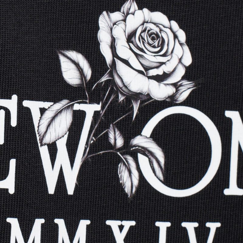 Schwarzes Herren-T-Shirt in Übergröße - New One Tee - 06