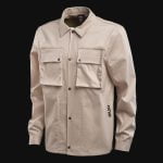 Set Overshirt mit Knöpfen und Eingrifftaschen + Herrenjeans – Eclipse Sands - 04