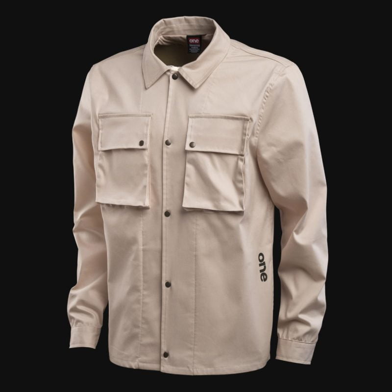 Set Overshirt mit Knöpfen und Eingrifftaschen + Herrenjeans – Eclipse Sands - 04