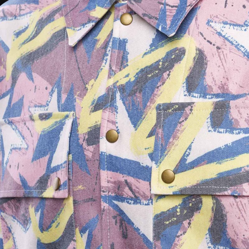 Set Overshirt mit Knöpfen und Eingrifftaschen + Shorts – Oasis One - 11