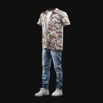 Set Overshirt mit Knöpfen und Eingrifftaschen + Herrenjeans – SV One