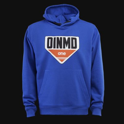 Blaues Herren Hoodie - OINMD