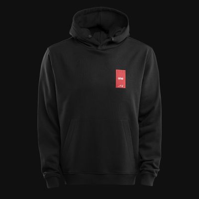 Schwarzes Herren Hoodie - Signature One