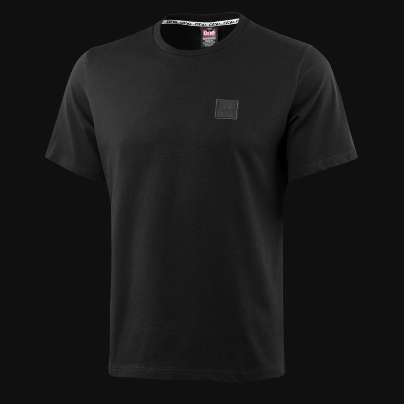 Schwarzes Herren-T-Shirt in Übergröße - Black Box - 02