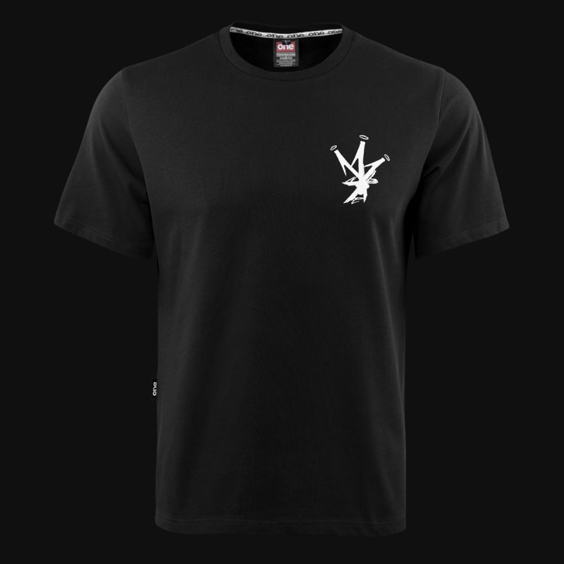 Schwarzes Herren-T-Shirt in Übergröße - OBLV One - 04
