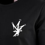 Schwarzes Herren-T-Shirt in Übergröße - OBLV One - 06