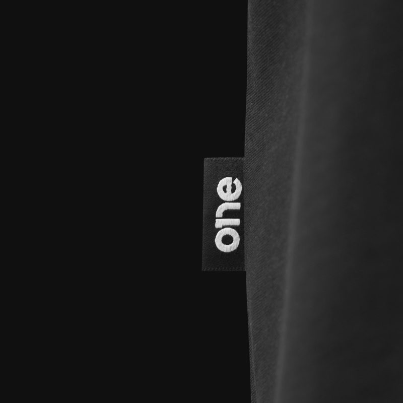 Schwarzes Herren-T-Shirt in Übergröße - OBLV One - 07