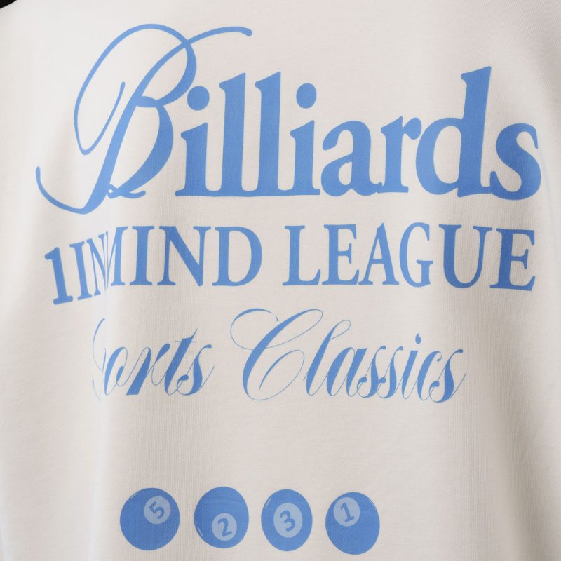 Weißes Herren Hoodie - Billiards - 03