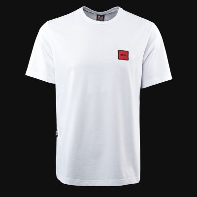 Weißes Herren-T-Shirt in Übergröße - Red Box