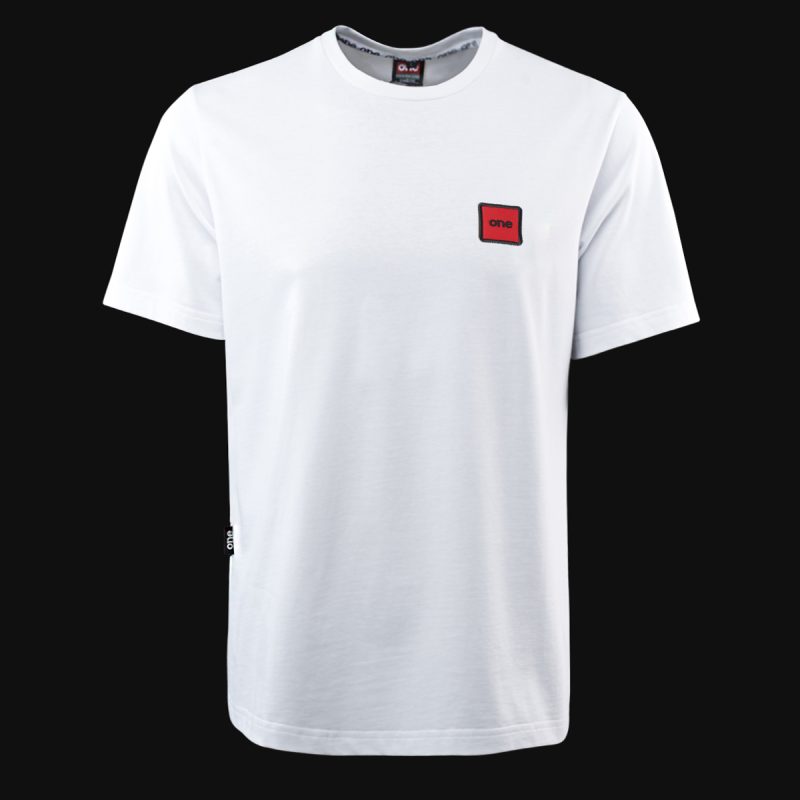 Weißes Herren-T-Shirt in Übergröße - Red Box