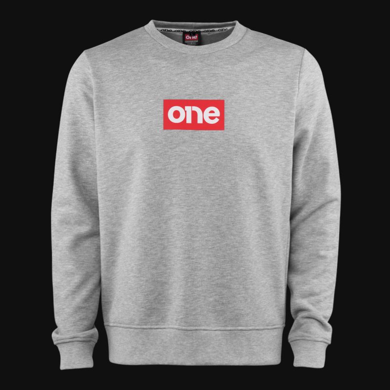 Graues Herren Sweatshirt - Ash One
