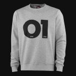 Graues Herren Sweatshirt - O1 Grey - 03