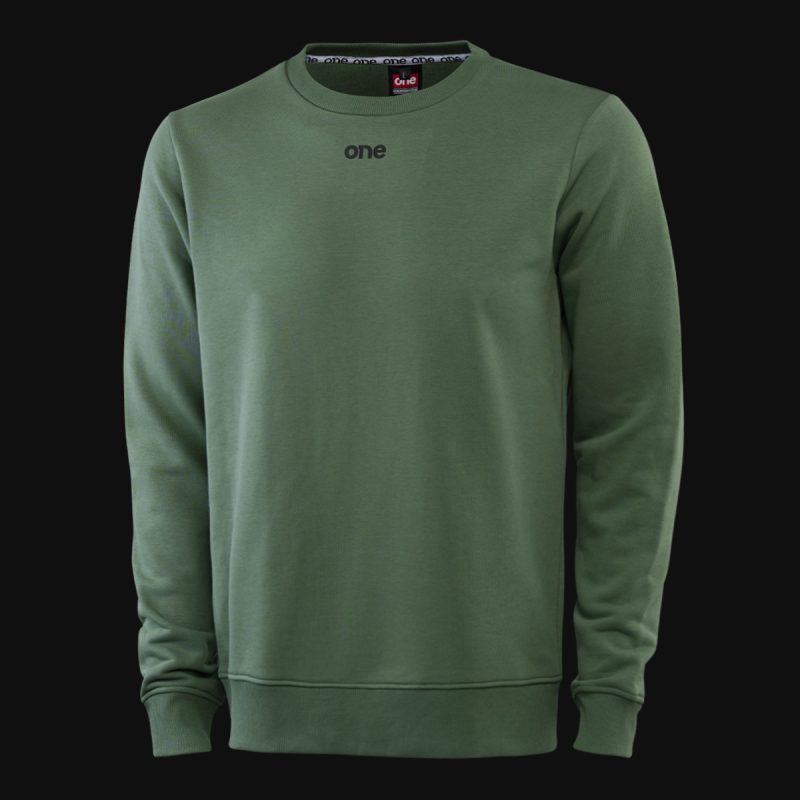 Opalgrünes Herren Sweatshirt - D-Verdant One - 03