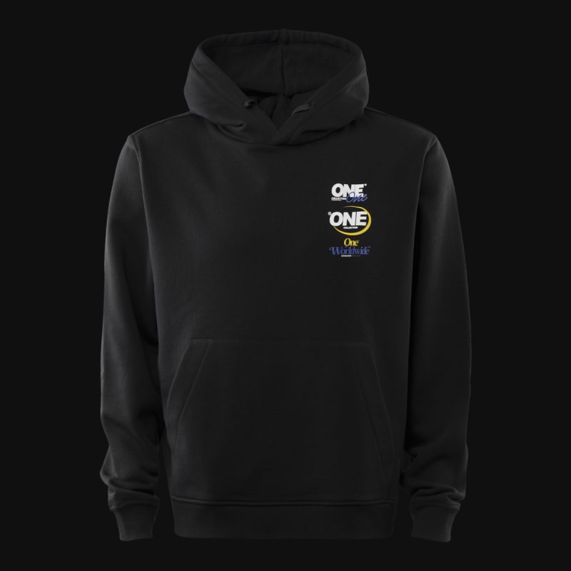 Schwarzes Herren Hoodie – Anniversary X - 02
