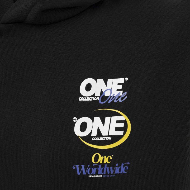 Schwarzes Herren Hoodie – Anniversary X - 03