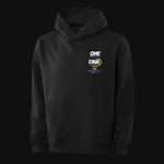 Schwarzes Herren Hoodie – Anniversary X - 04