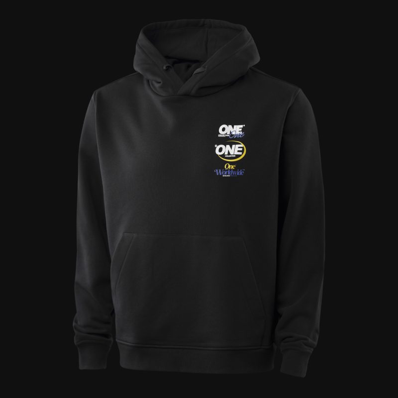 Schwarzes Herren Hoodie – Anniversary X - 04