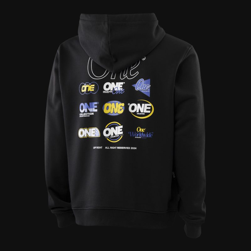 Schwarzes Herren Hoodie – Anniversary X - 05
