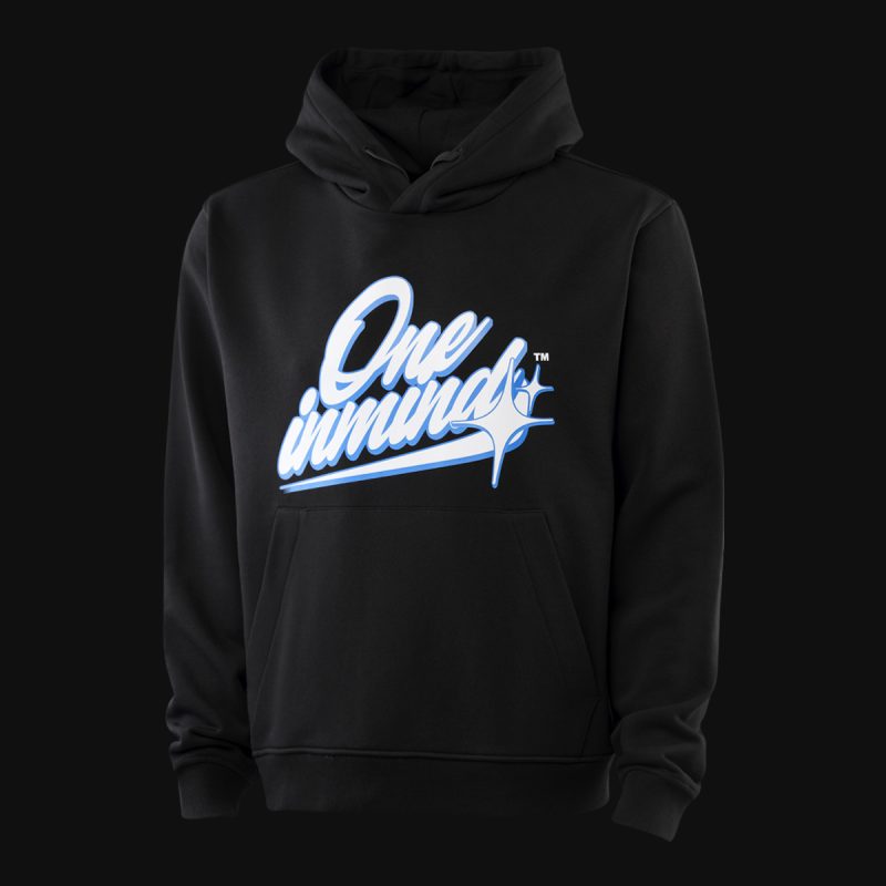 Schwarzes Herren Hoodie – Blizzard X One - 03