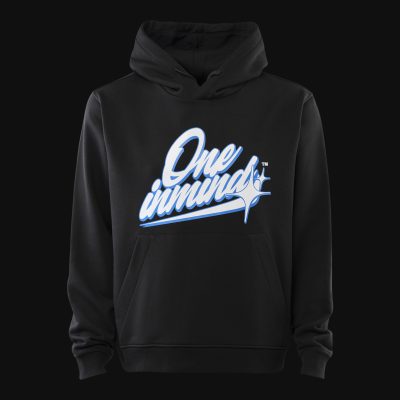 Schwarzes Herren Hoodie – Blizzard X One