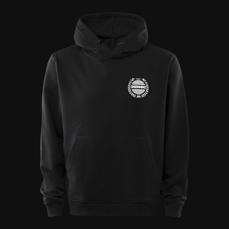 Schwarzes Herren Hoodie – Eclipse One - 02