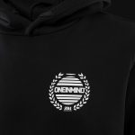 Schwarzes Herren Hoodie – Eclipse One - 03