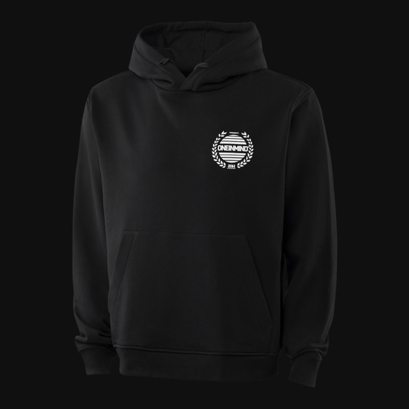 Schwarzes Herren Hoodie – Eclipse One - 04