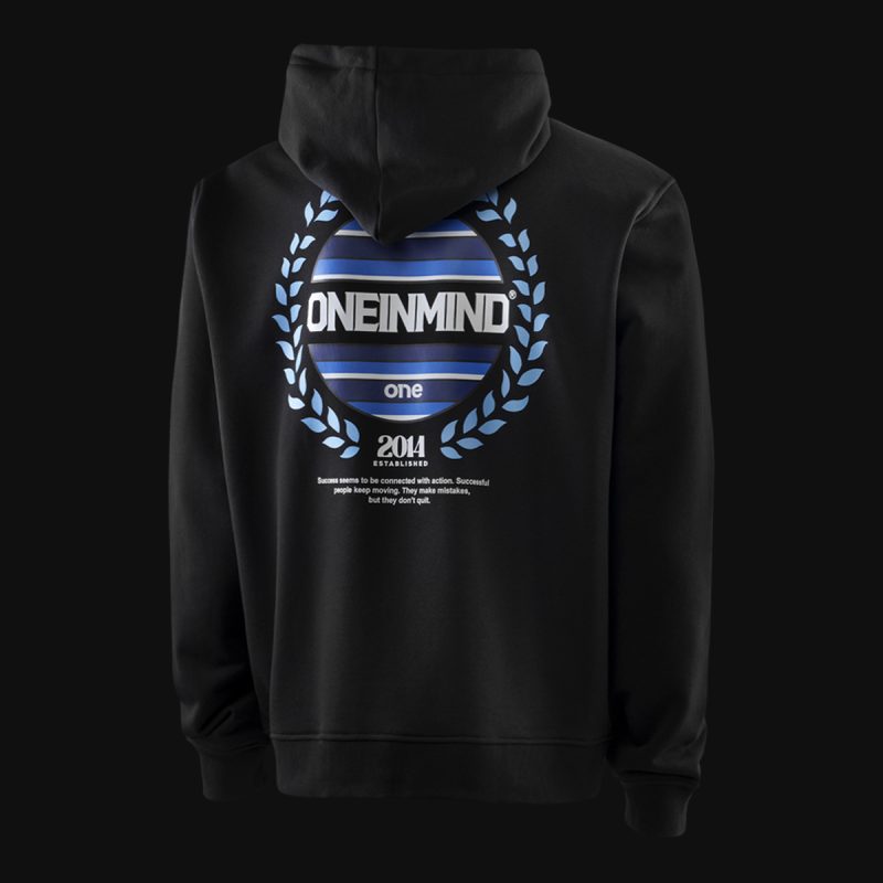 Schwarzes Herren Hoodie – Eclipse One - 06