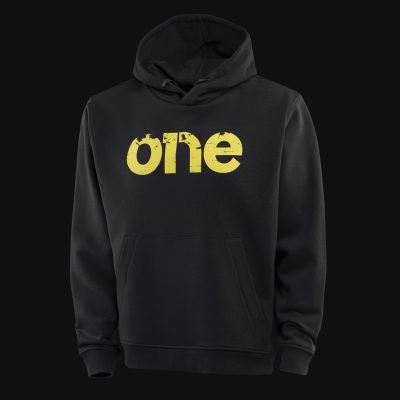Schwarzes Herren Hoodie - Electric One V.02