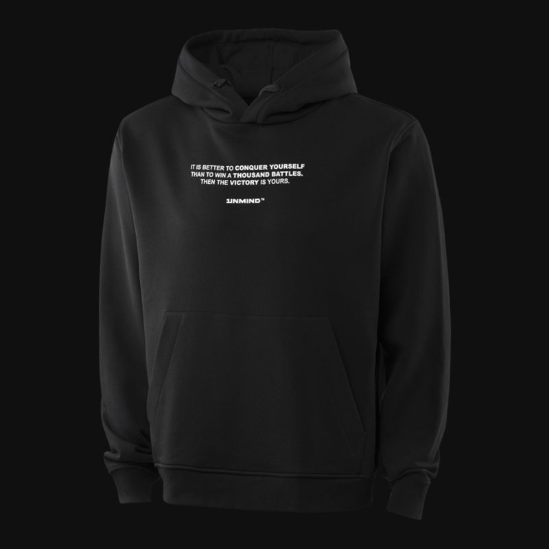 Schwarzes Herren Hoodie – GD One - 02