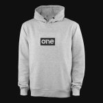 Schwarzes Herren Hoodie – Grey B-Box - 02