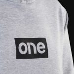 Schwarzes Herren Hoodie – Grey B-Box - 06