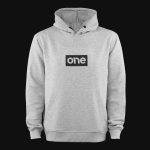 Schwarzes Herren Hoodie – Grey B-Box