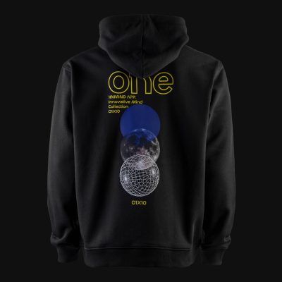 Schwarzes Herren Hoodie - Innovative Mind