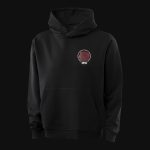 Schwarzes Herren Hoodie – Midnight Rose - 06