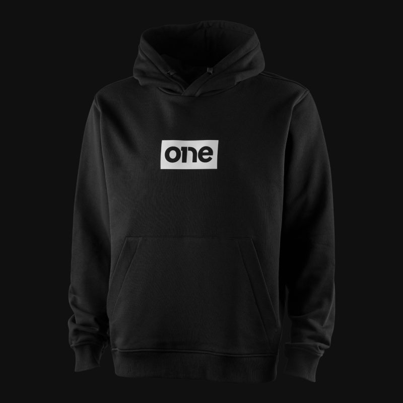 Schwarzes Herren Hoodie - Silent One - 02