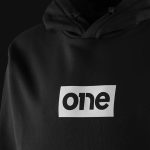 Schwarzes Herren Hoodie - Silent One - 03