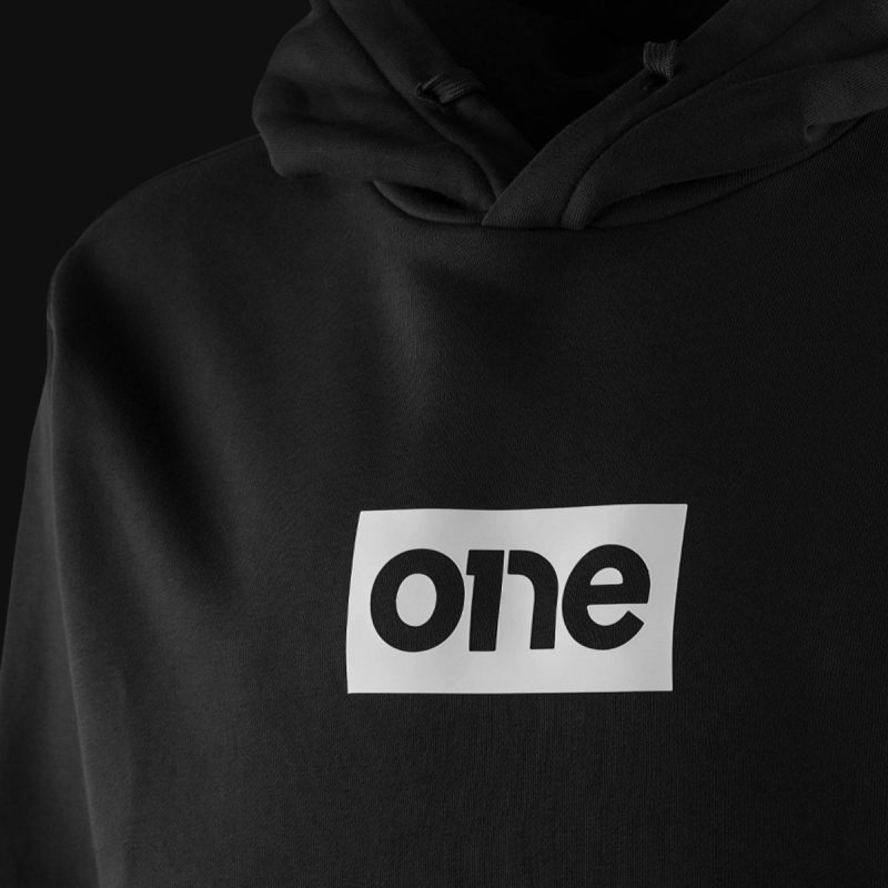 Schwarzes Herren Hoodie - Silent One - 03