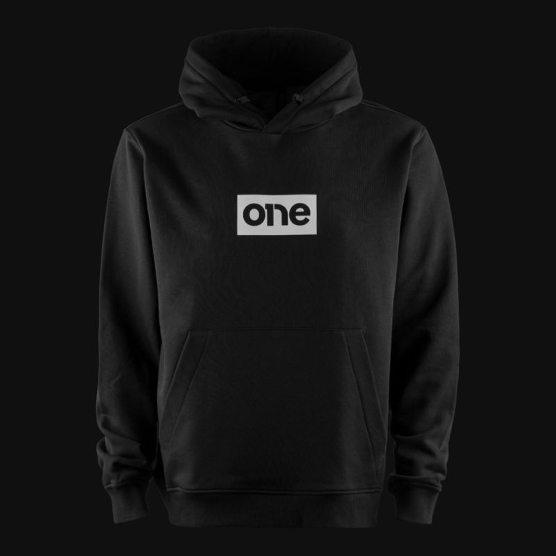 Schwarzes Herren Hoodie - Silent One - 05